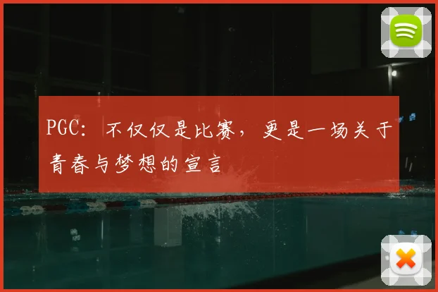 PGC：不仅仅是比赛，更是一场关于青春与梦想的宣言