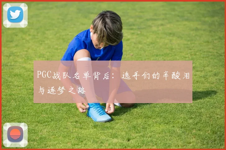 PGC战队名单背后:选手们的辛酸泪与逐梦之路